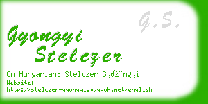 gyongyi stelczer business card